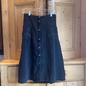 April Cornell corduroy skirt